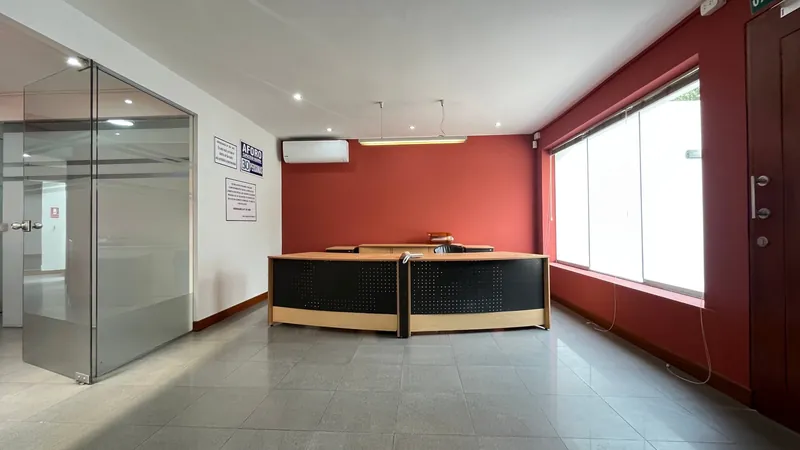 Recepción con aire acondicionado