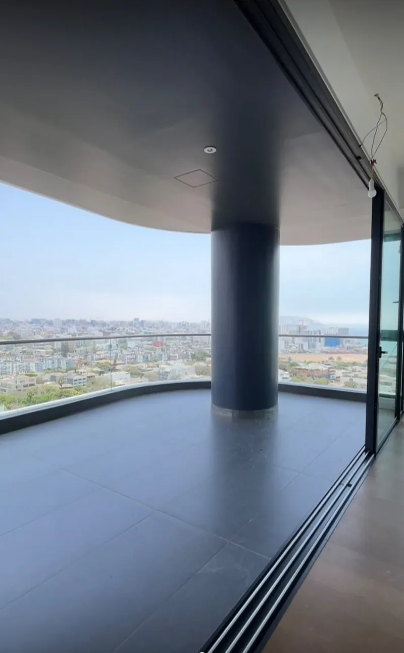 Terraza con vista a la ciudad